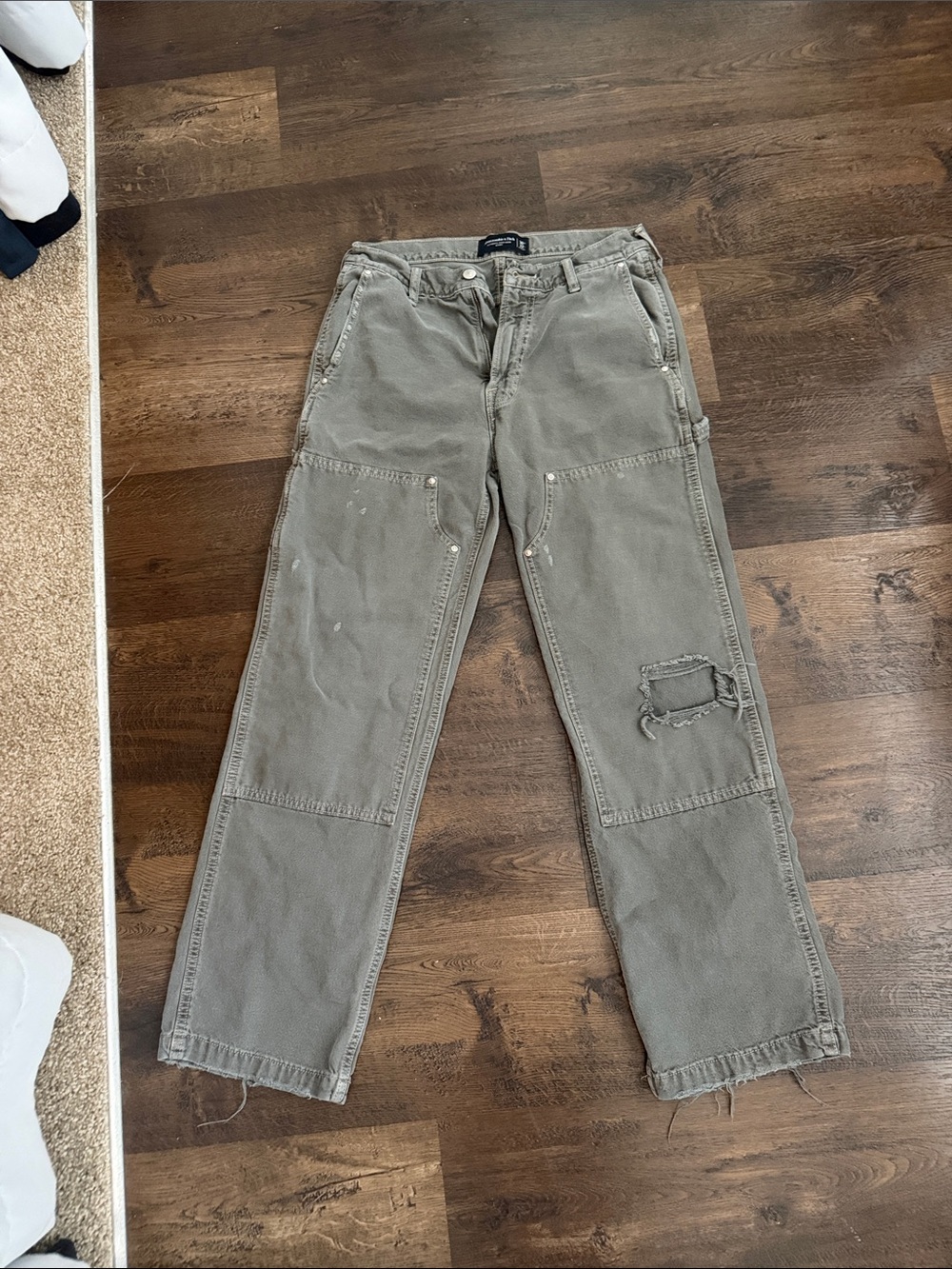 Abercrombie and Olive Utility Carpenter Pants